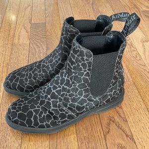 Doc Marten Hair Calf Ankle Boots, Size 8